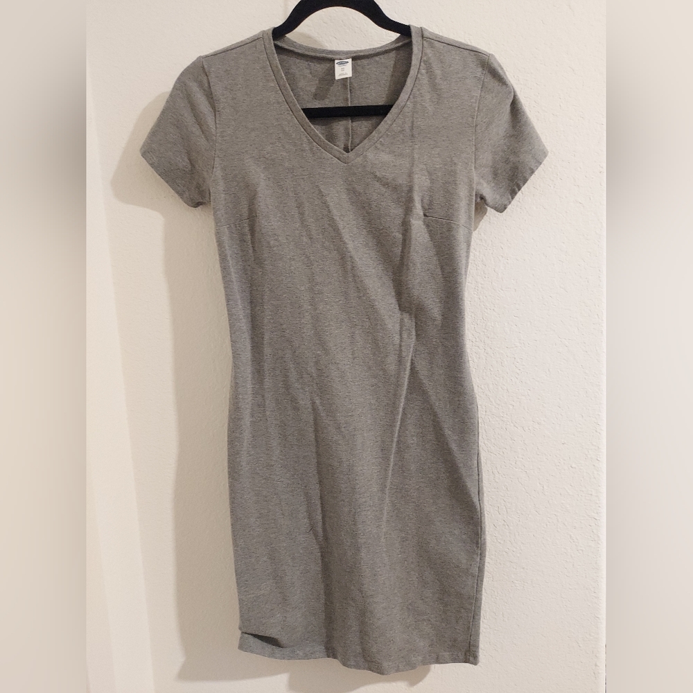 Old Navy grey bodycon dress xs